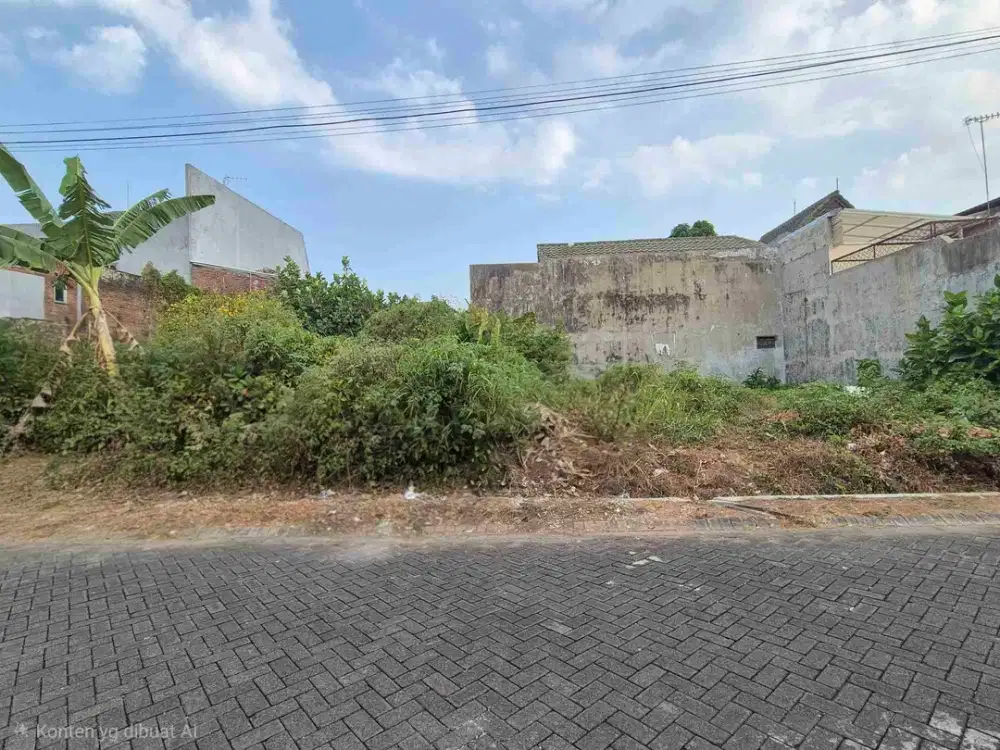 Tanah Jejer Murah 5 Jt an/mtr di Perumahan Araya Blok Depan