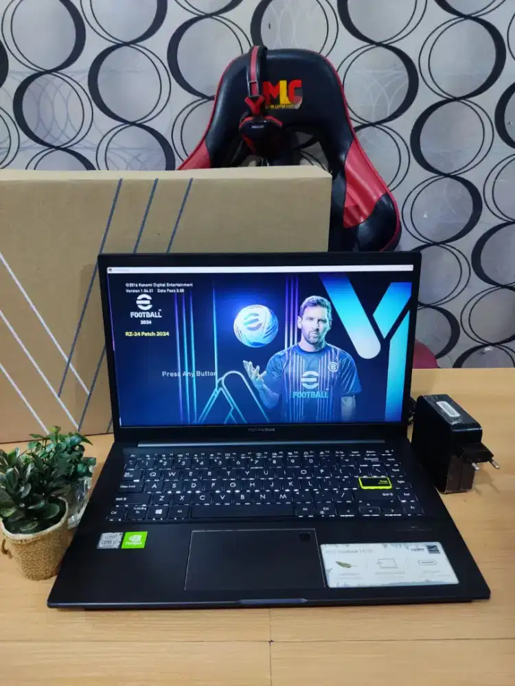 Laptop SuperSlim Asus Vivobook GEN 10 Dual VGA Nvidia Siap COD