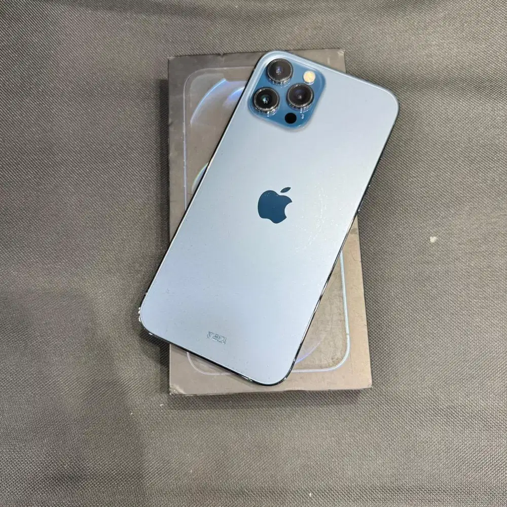 iphone 12 promax 256gb resmi ibox mulus fullset fungsional normal
