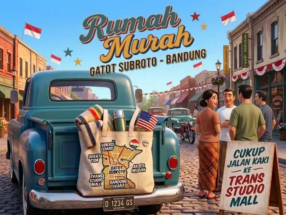 JUAL RUMAH DI GATOT SUBROTO, BATUNUNGGAL, BUAH BATU, BANDUNG KOTA.
