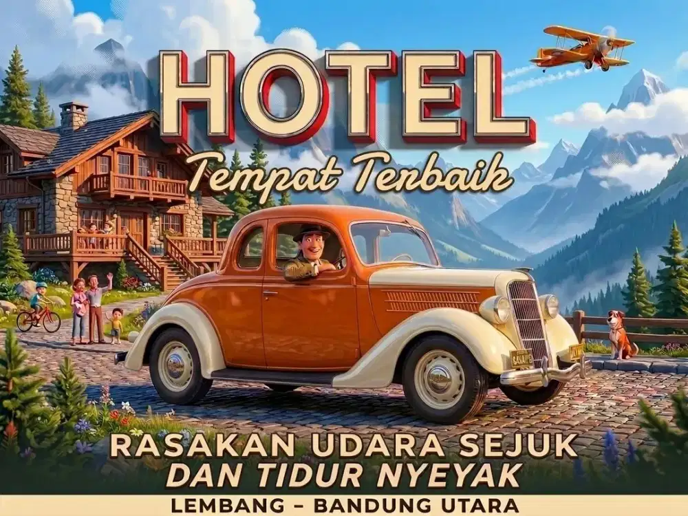JUAL HOTEL DI LEMBANG, SETIABUDI, CIDADAP, BANDUNG UTARA.