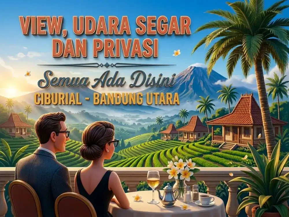 JUAL VILLA BAYAR TANAH SAJA DI CIBURIAL, DAGO, BANDUNG UTARA.
