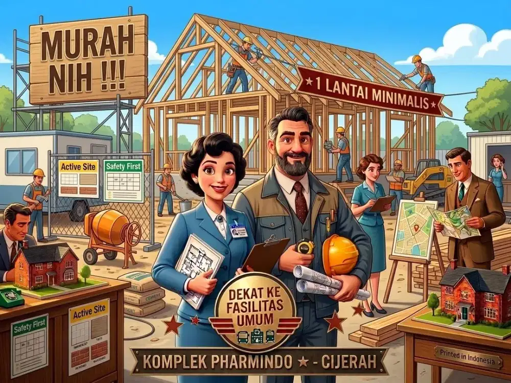 JUAL RUMAH DI PHARMINDO, CIJERAH, MELONG, CIMAHI.