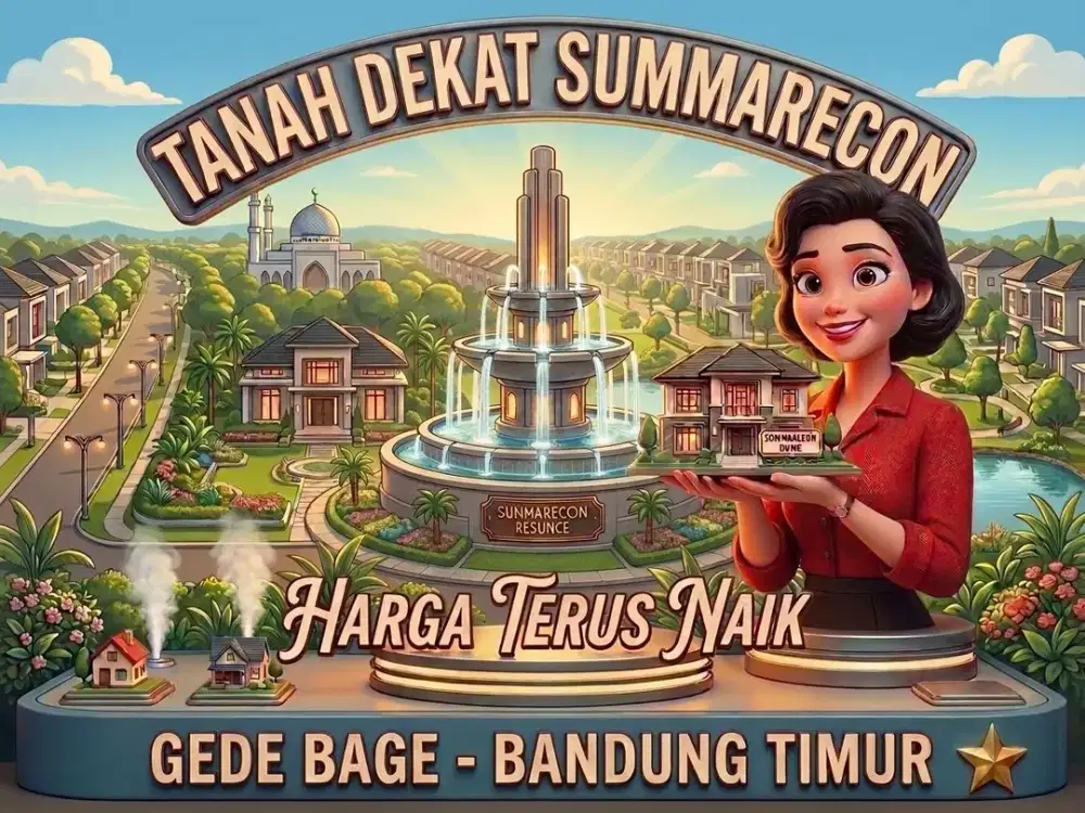 JUAL TANAH DEKAT SUMMARECON BANDUNG, GEDEBAGE, DARWATI, CIWASTRA, BANDUNG TIMUR.
