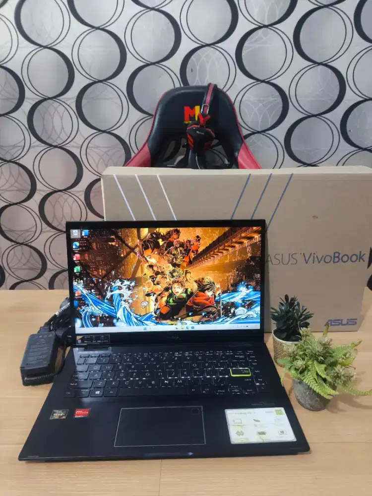 Laptop Asus Vivobook Flip Touchscreen Ryzen 7 Siap Pakai
