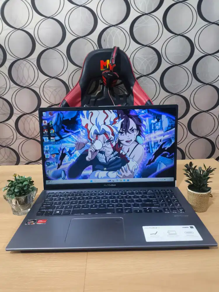 Laptop Coding Multimedia Slim Asus Vivobook SSD 512GB Siap Pakai
