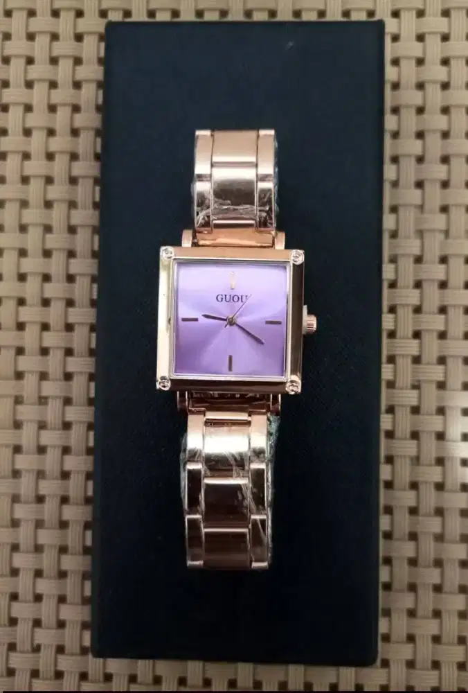 Jam Tangan Rantai Wanita Cantik Pink-Purple Color