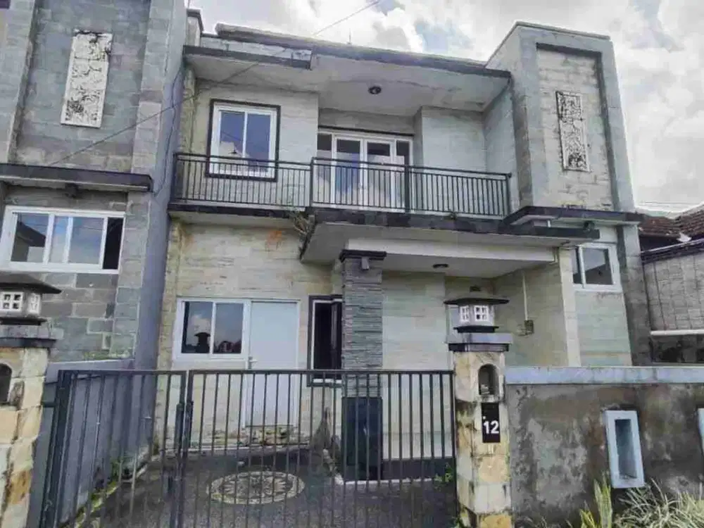 rumah lantai 2 siap huni view sawah area denpasar utara