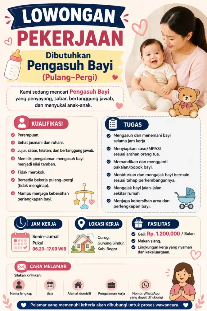 Lowongan Pengasuh Bayi
