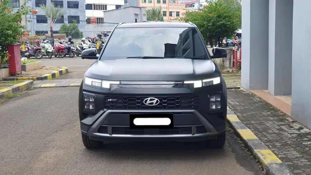 Km 8rb hyundai creta nline turbo 2025 black matte hitam