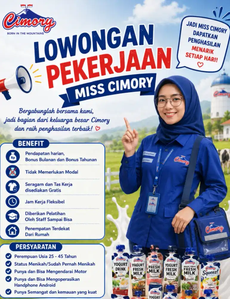 Lowongan Pekerjaan Miss Cimory Jakarta