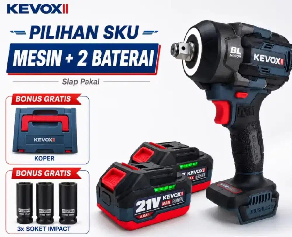 Impact wrench kevox 650 N.M