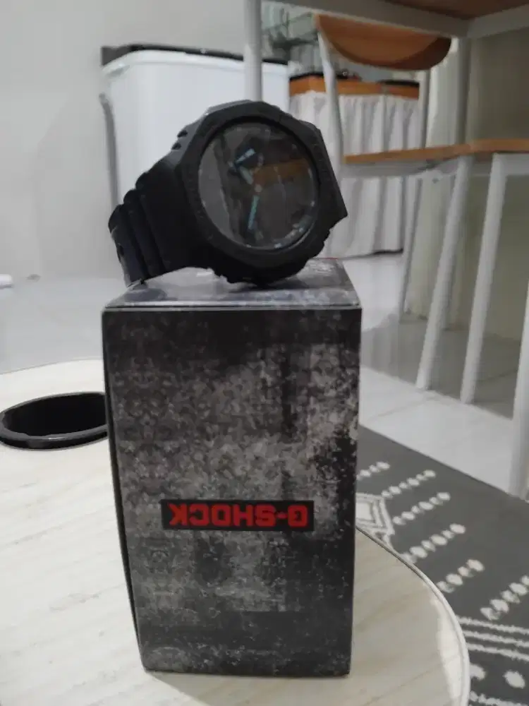 DIJUAL BU G-SHOCK GA 2100 BLUE BLACK