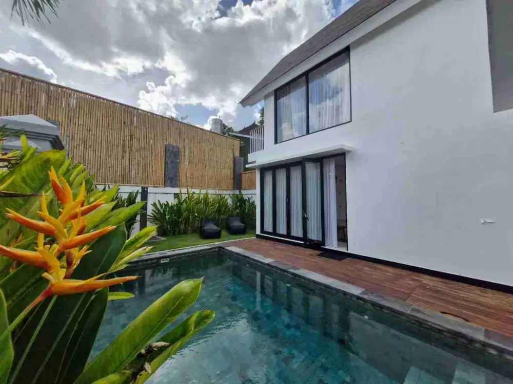 villa cantik fully furnished canngu badung