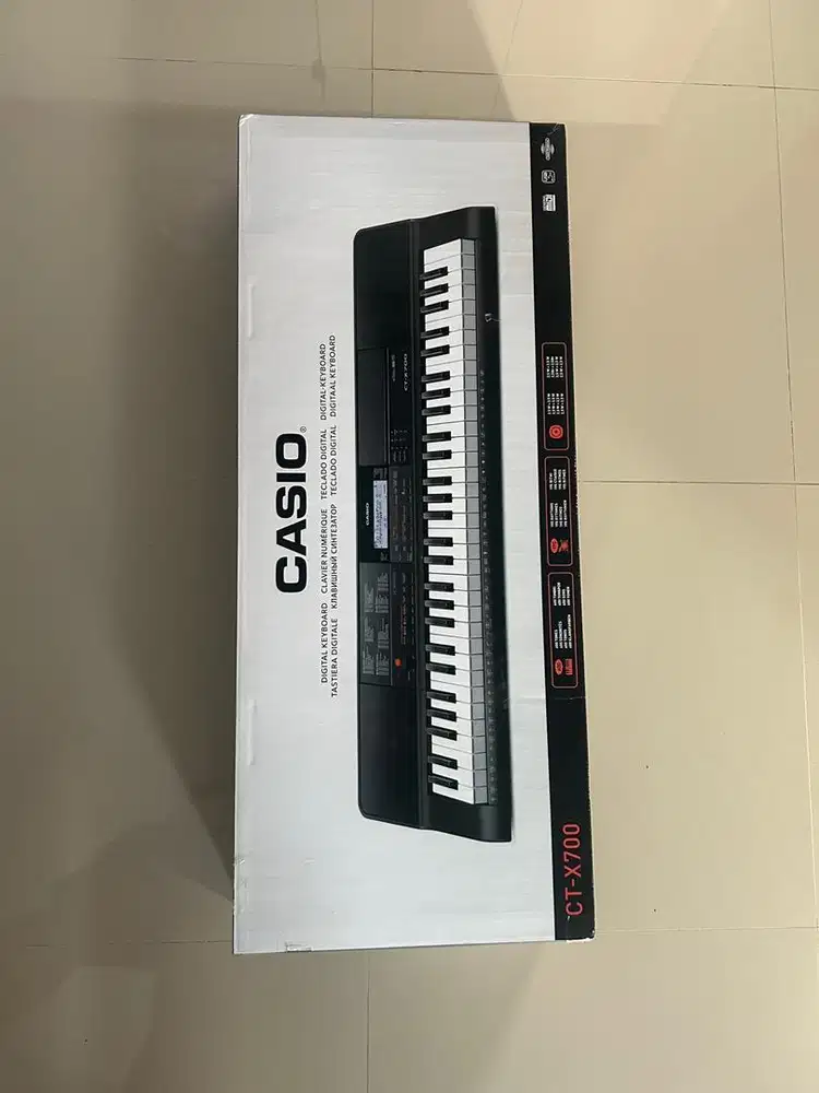 Keyboard casio CT-X700 like new termurah