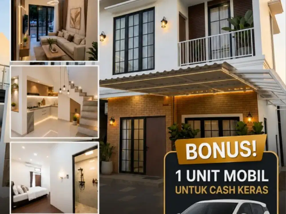 RUMAH KOS MEWAH MURAH 4 KAMAR CASH BACK 1 UNIT MOBIL BYD CIBUBUR CILEUNGSI BOGOR