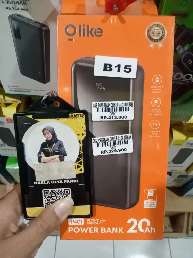 POWERBANK OLIKE P401 20.000MAH| ATLANTIS DAHSYAT