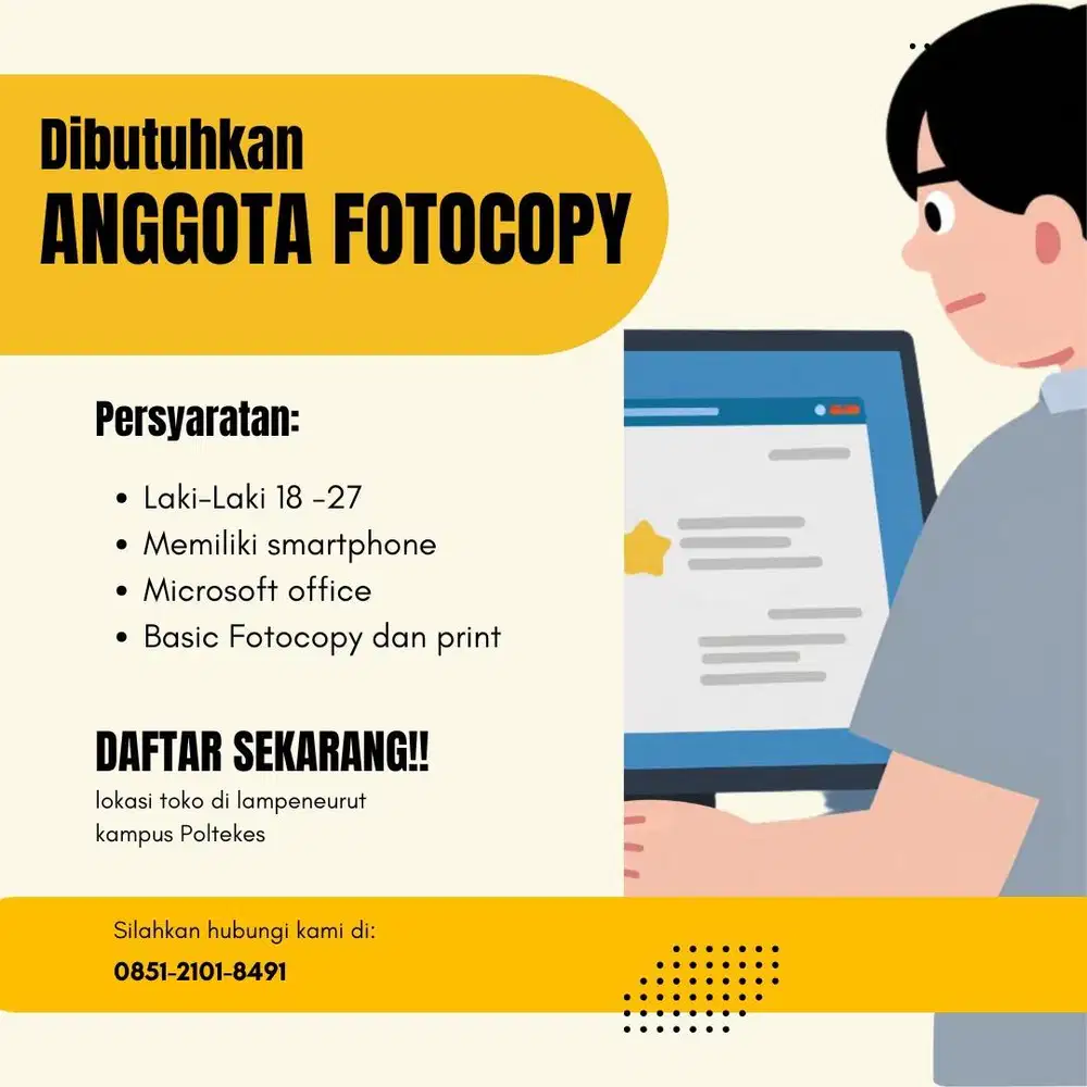 Loker fotocopy sarjana