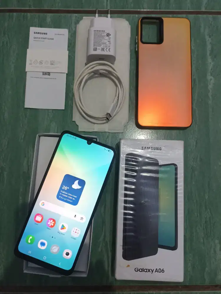 Hp Samsung Galaxy A06 Ram 6+6/128GB Fullset