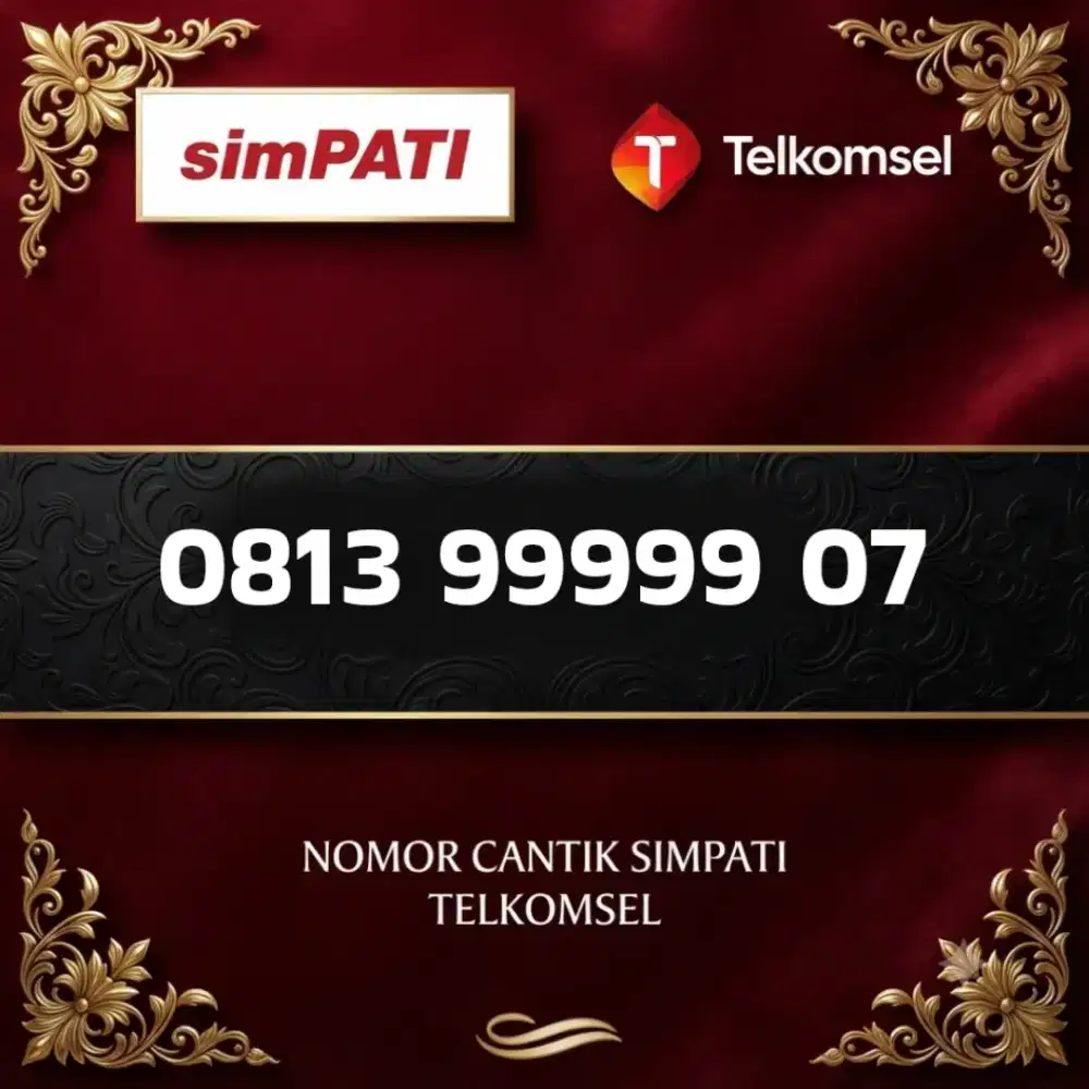 Nomor cantik simpati Telkomsel super