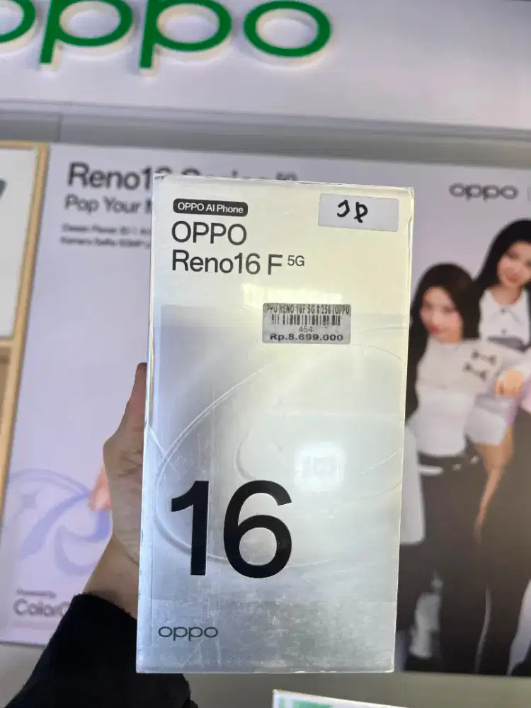 OPPO RENO 16F 8/256 GB READY STOK DI TOKO ATLANTIS JEMPONG