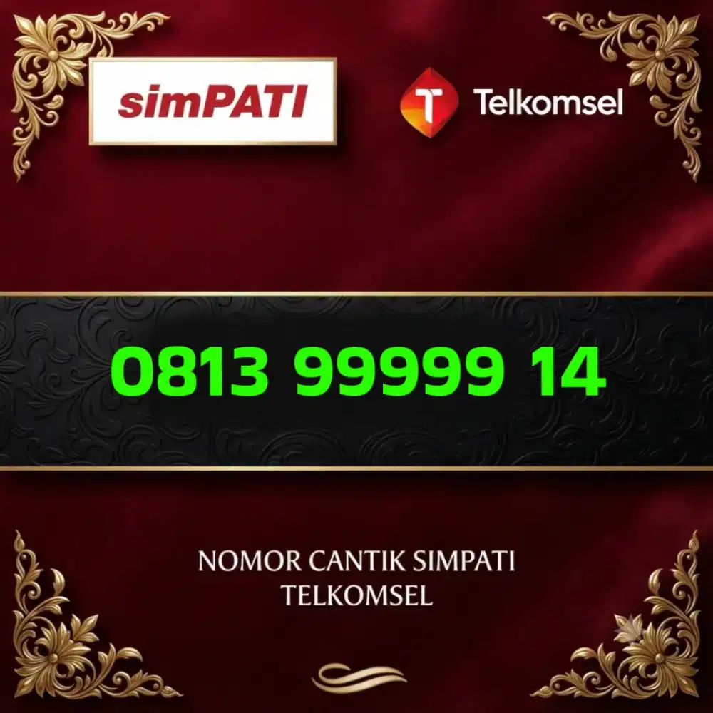 Nomor cantik simpati Telkomsel super