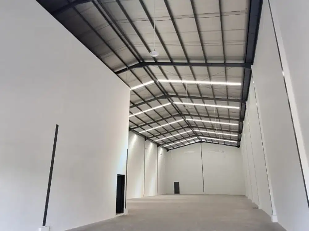 Disewa Gudang Industri Blessindo Legok Tangerang Luas Bangunan 588m2 Akses Kontainer 40 Feet Jalan Lebar