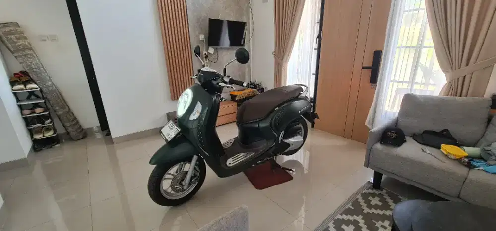 Dijual Scoopy rawatan warna hijau dof