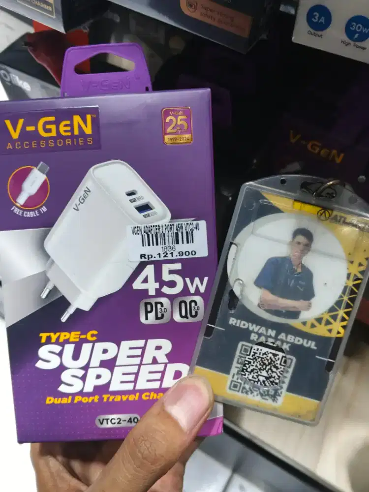 VGEN ADAPTER 2PORT 45W VTC2-40 | ATLANTIS DAHSYAT