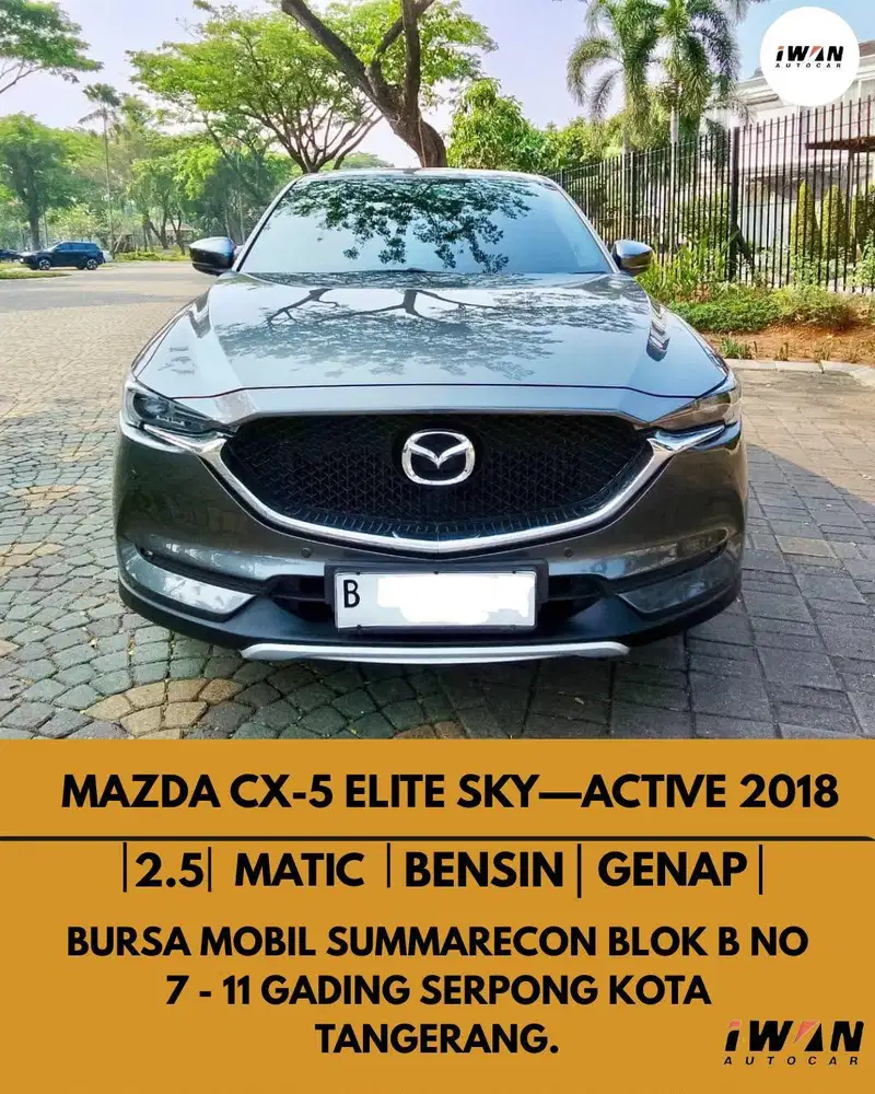 2018 MAZDA CX5 ELITE 2.5 SKYACTIVE AT