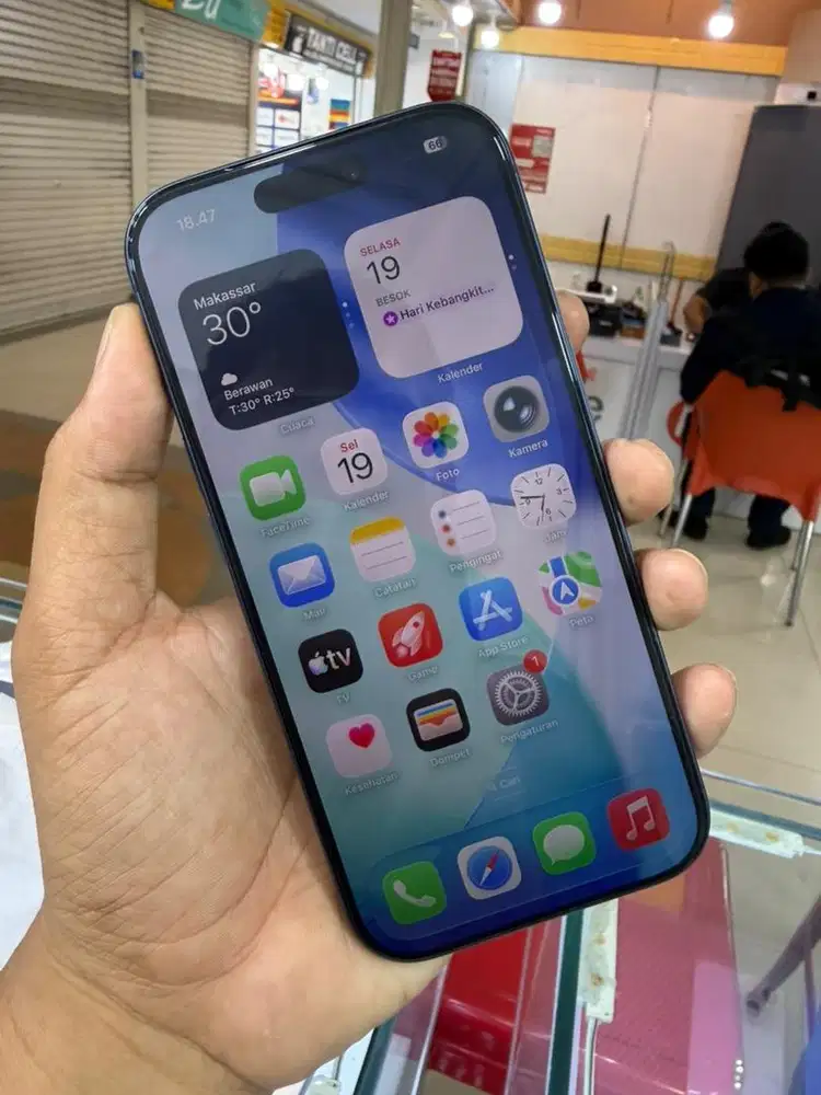 Iphone 17 pro 256gb iBox warna blue