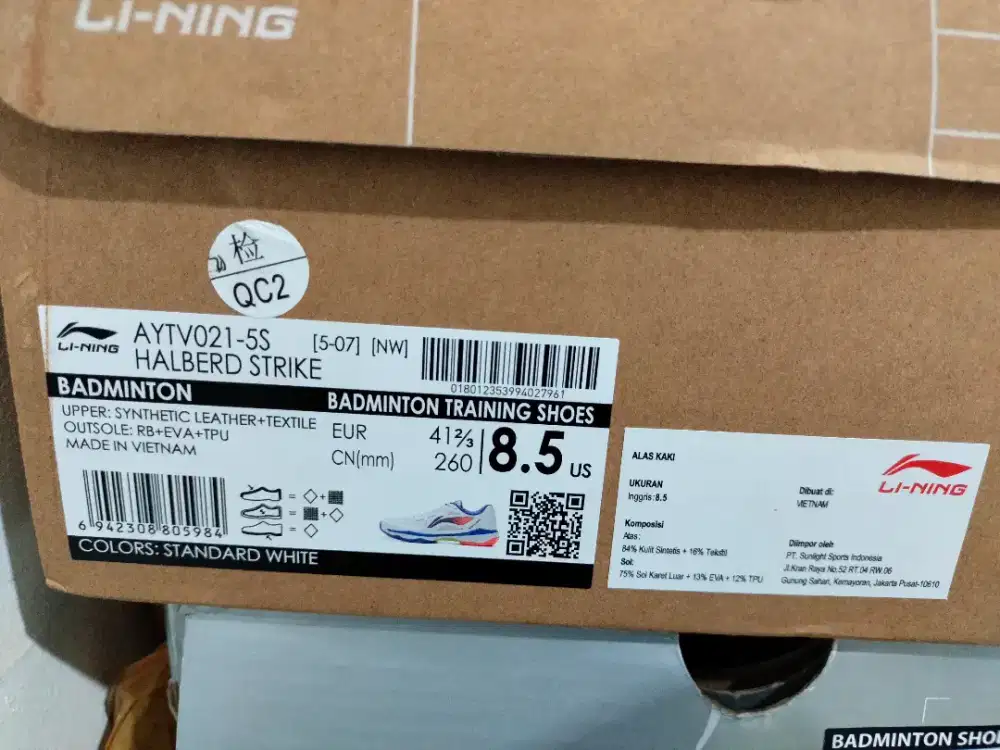 Sepatu Lining Harberd 41 1/3