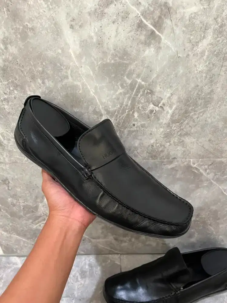 Sepatu HUGO BOSS Original Loafers casual Formal not bally prada lv