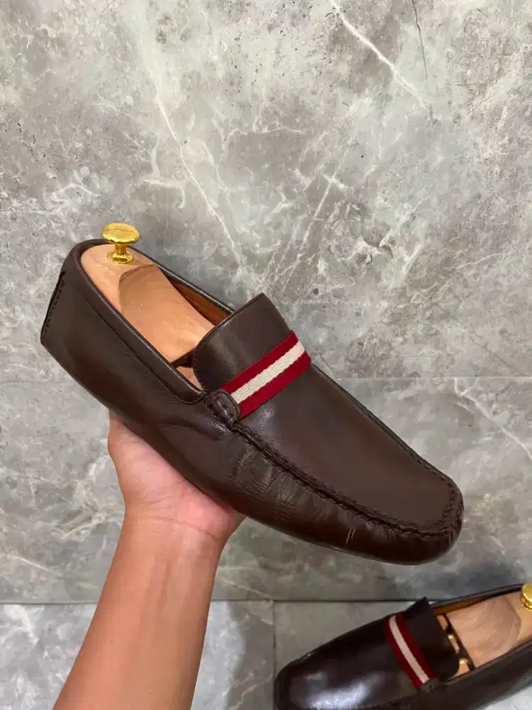 Sepatu BALLY Loafer Ori casual prelov not gucci vuitton zegna prada lv