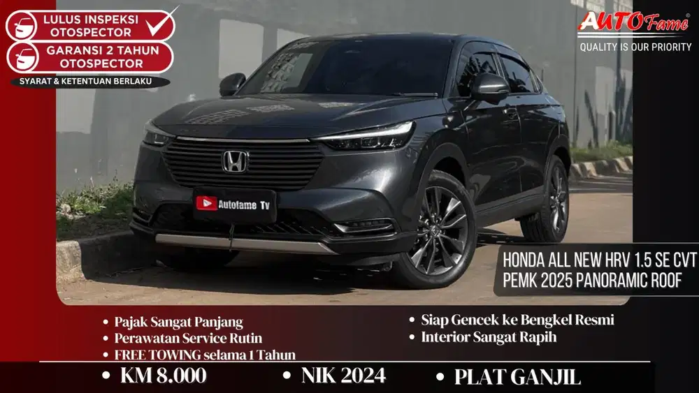 Honda All New HRV 1.5 SE CVT NIK 2024