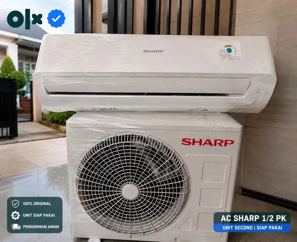 Ac sharp 1/2 pk hemat listrik terbaru