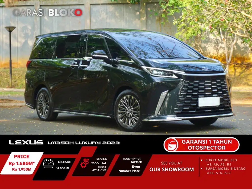 Warranty ON - Lexus LM350h Hybrid Luxury A25A-FXS 2023 /2024