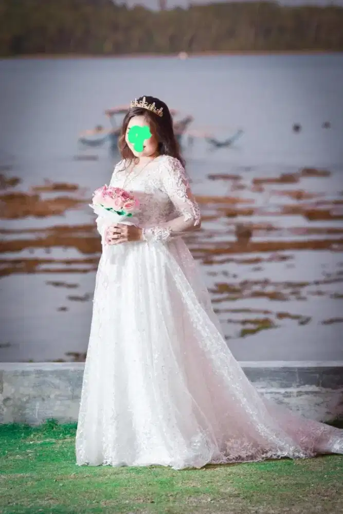 Jual dress wedding, YG MAKAI LD 94 TB 158