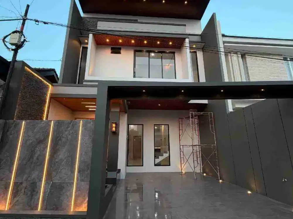 Dijual Rumah Baru 2 Lantai model Kontemporer Modern Siap Huni Dekat Exit Tol Candisambisari