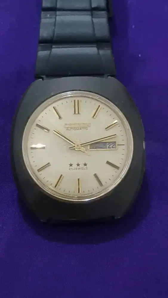 Arloji th 70 an CITIZEN BLaCK Automatic