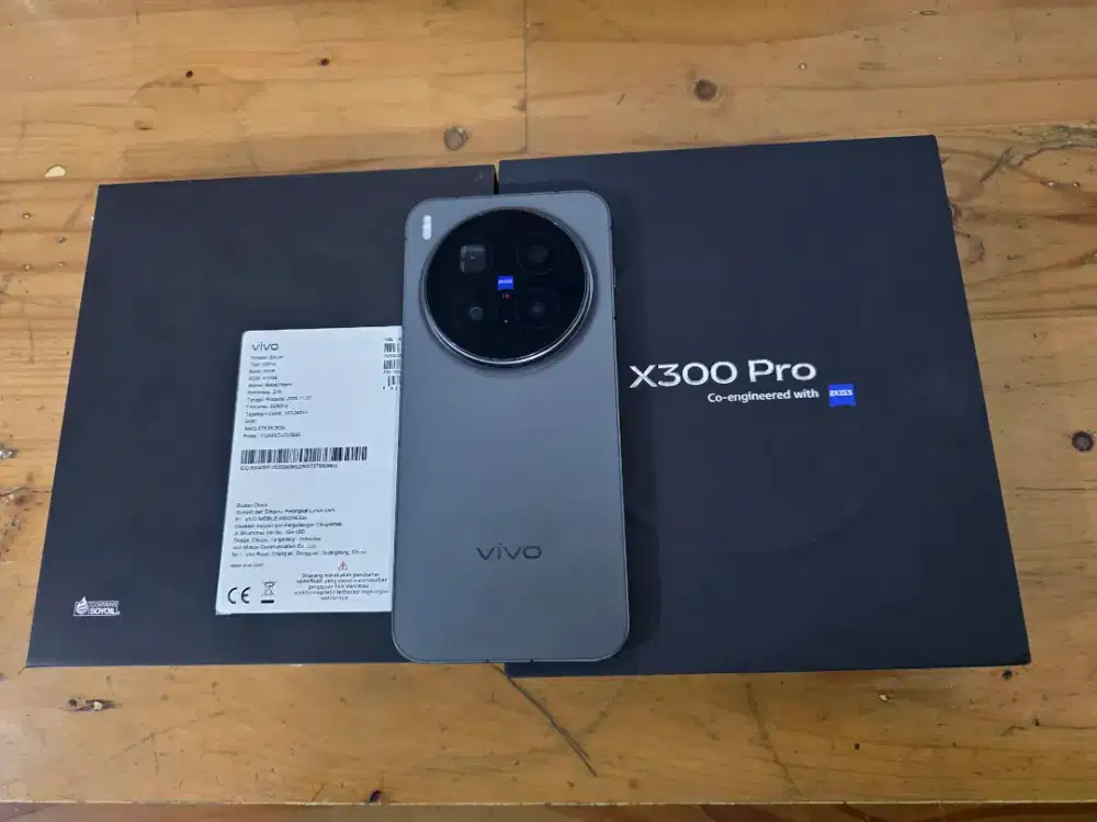 ViVo X300 PRO 16/512GB RESMI INDO FULSET NORMAL ADA LECET DI BEZEL