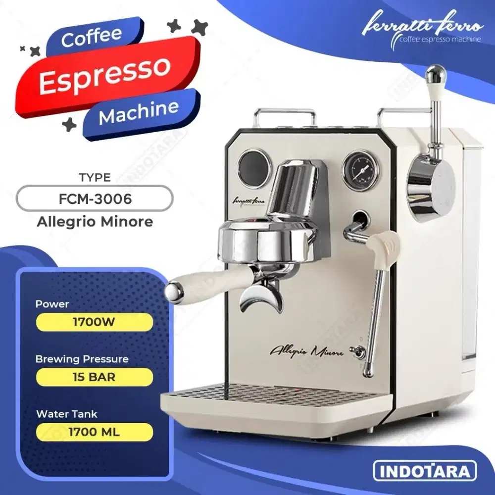 Mesin Kopi - Ferratti Ferro Espresso Machine FCM-3006 Allegrio Minore