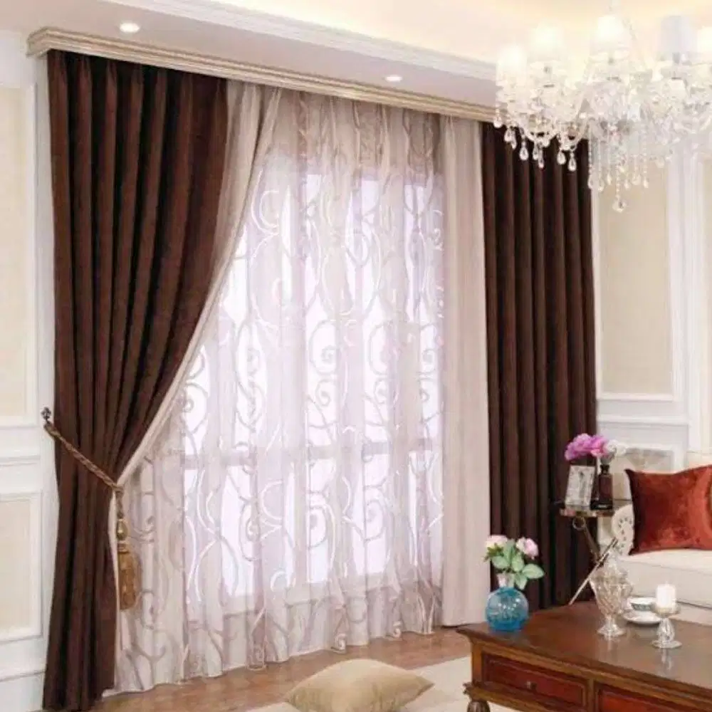 Jasa pasang gorden kantor gorden vertical blind horizontal roller krey