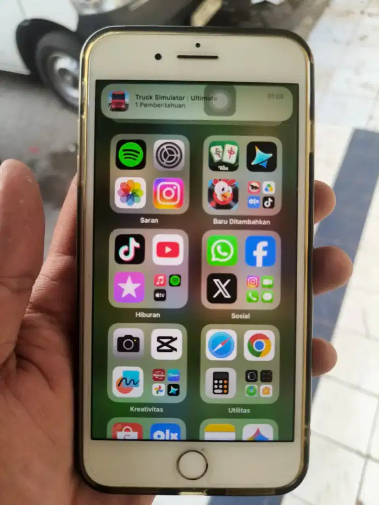 Iphone 8 plus 8/256 GB putih