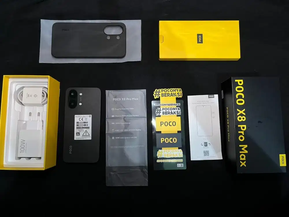 POCO X8 PRO MAX 12/512 99% MULUS BH 99% GARANSI ON JULY 2027