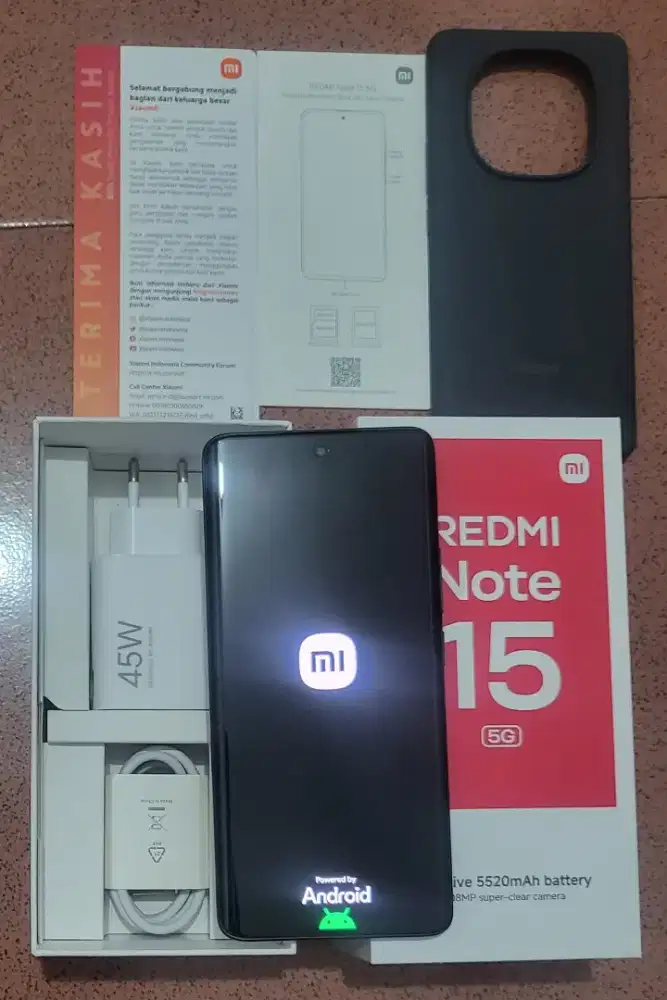 Xiaomi Note 15 5G FULLSET ISTIMEWA