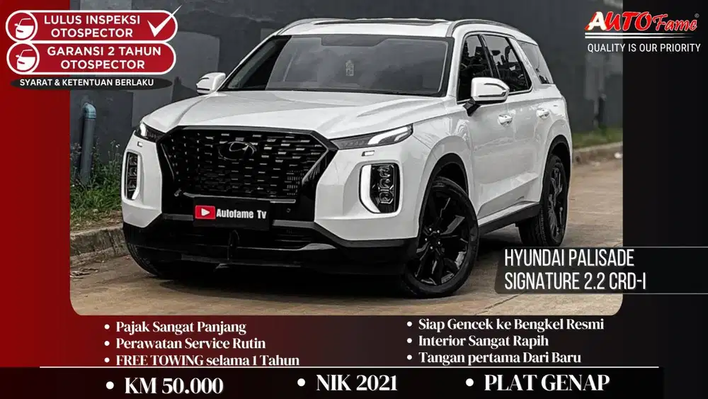 Hyundai Palisade Signature 2.2 CRD-i Pemakaian 2022