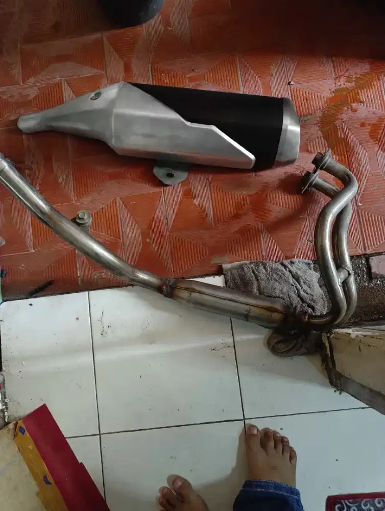 Knalpot ori ninja 4 tak 250 cc