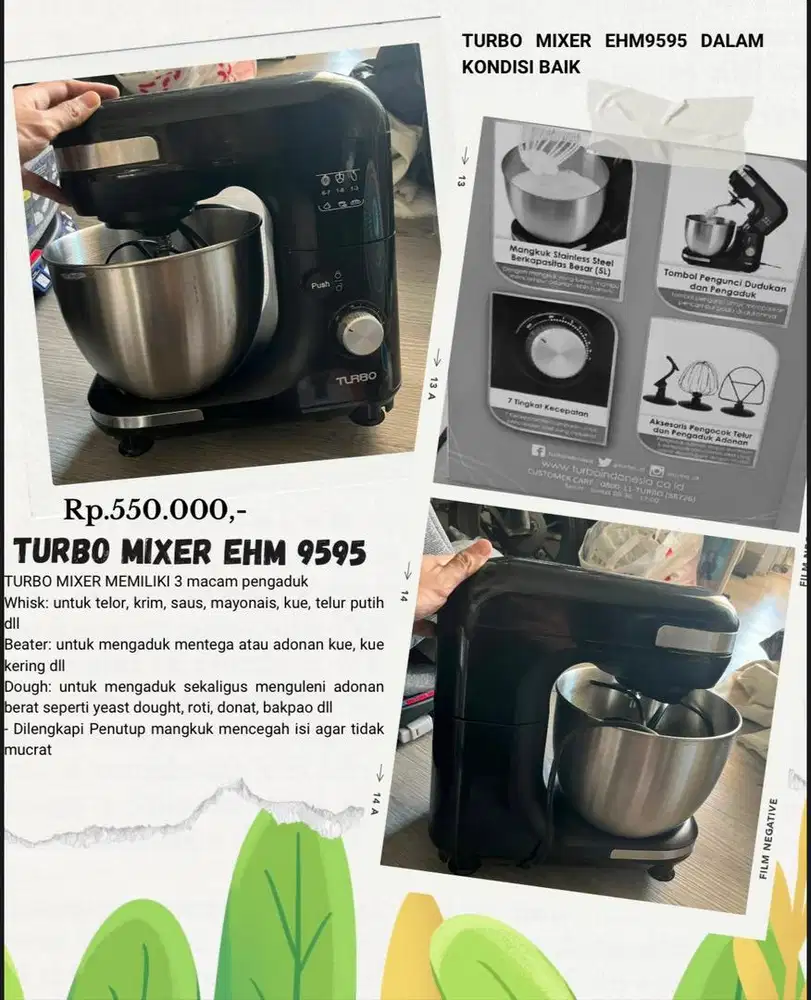 TURBO MIXER EHM 9595 MURAH