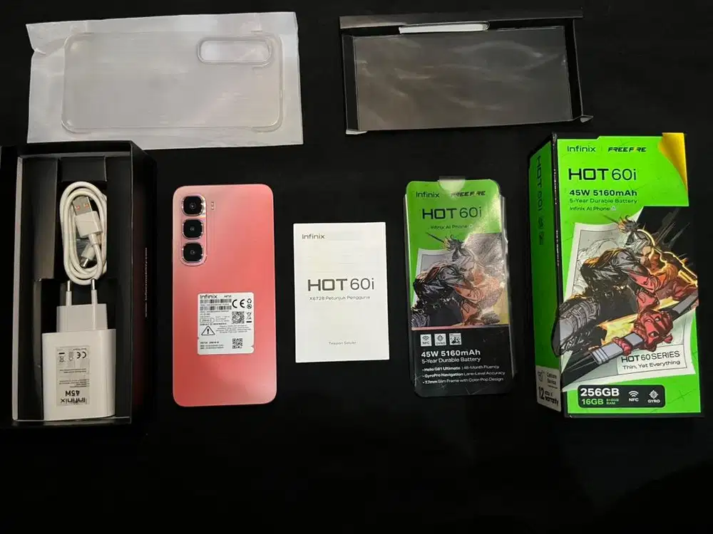 INFINIX HOT 60i 8/256 99% MULUS GARANSI FEBRUARI 2027 PANJANGG